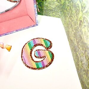 Stoney clover lane glitter letter G